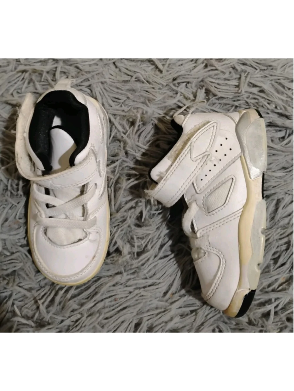 Air Jordan Flight Club 91 Toddler Shoes Sneakers White Youth US Sz 6C DM1687-100